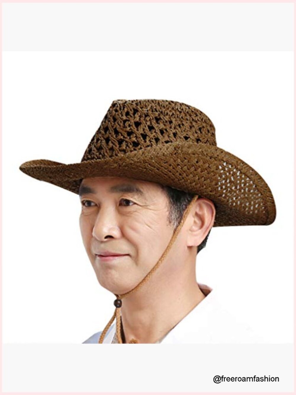 Floppy Sun Hat UPF 50+ Wide Brim Beach Cowboy Travel Hat Adjustable Packable - Picture 2 of 7